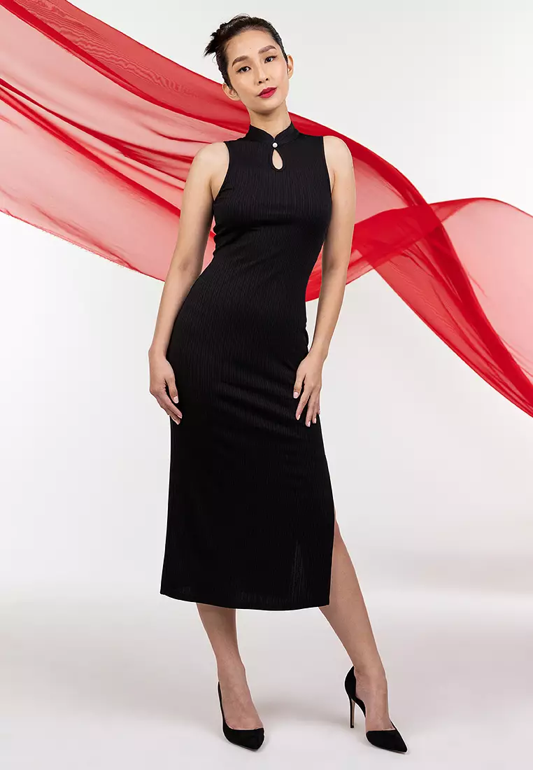 Buy Zalora Studios Basic Mandarin Collar Dress Online ZALORA