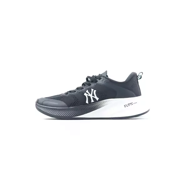 Sepatu MLB NY ATH FLOW WHITE BLACK SNEAKER 100% ORIGINAL