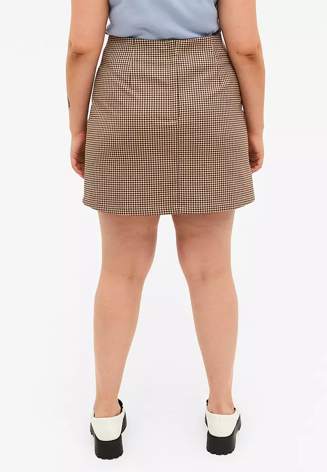 Monki a line mini skirt hotsell