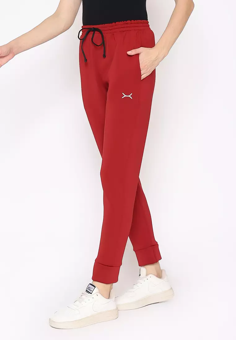 FLEXZONE Jogger Pants Women Hightrack 2.0 Series Maroon