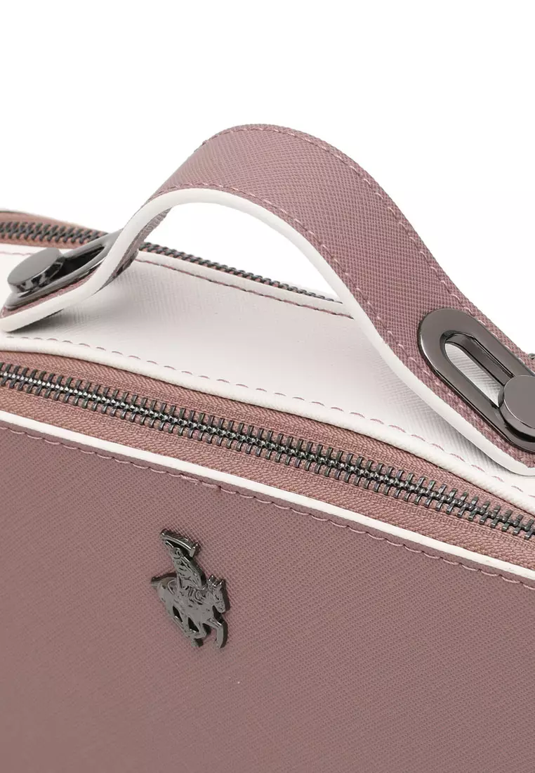 Women's Top Handle Bag / Sling Bag / Crossbody Bag (Tas Selempang / Tas Tangan) - Krem