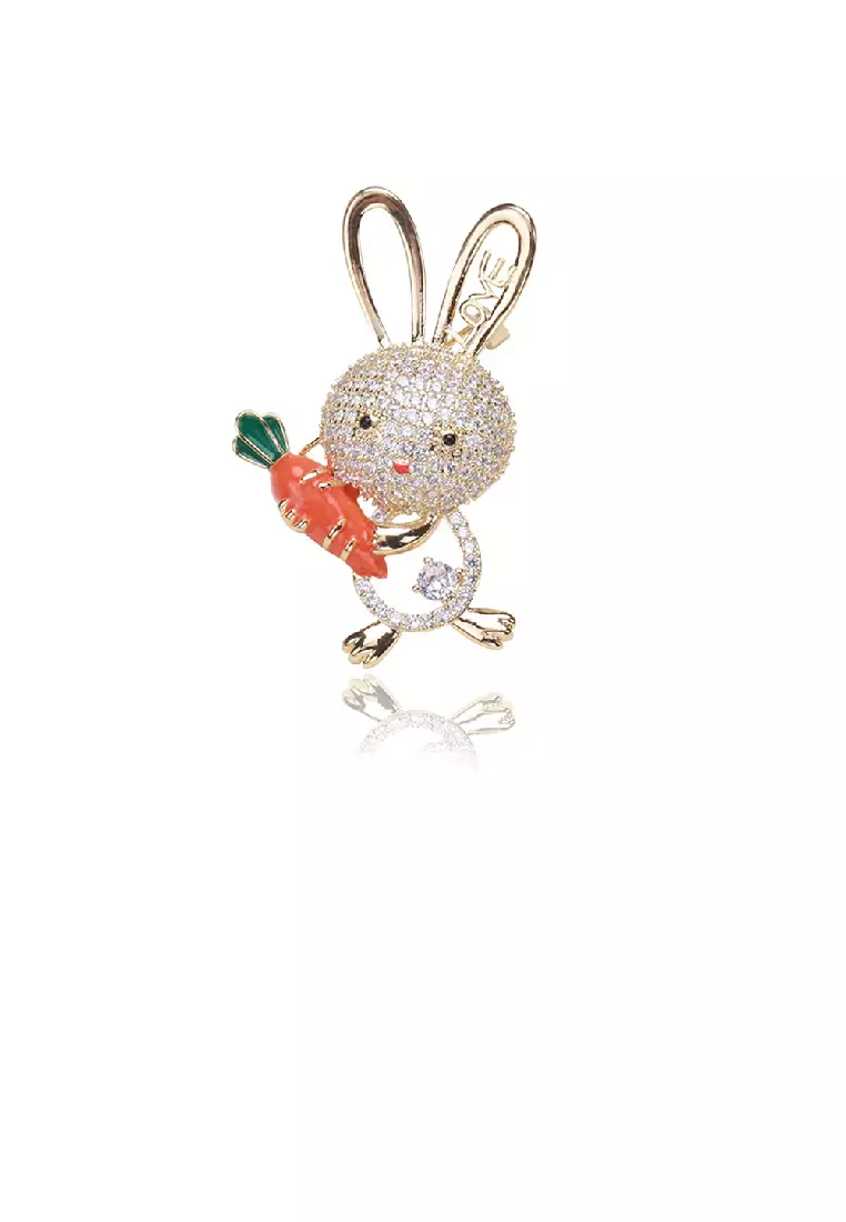 Rabbit brooch sales
