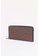 COACH brown Coach Accordion Zip Wallet With Embossed Signature Leather F58113 In Mahogany D0A58AC3EED386GS_2