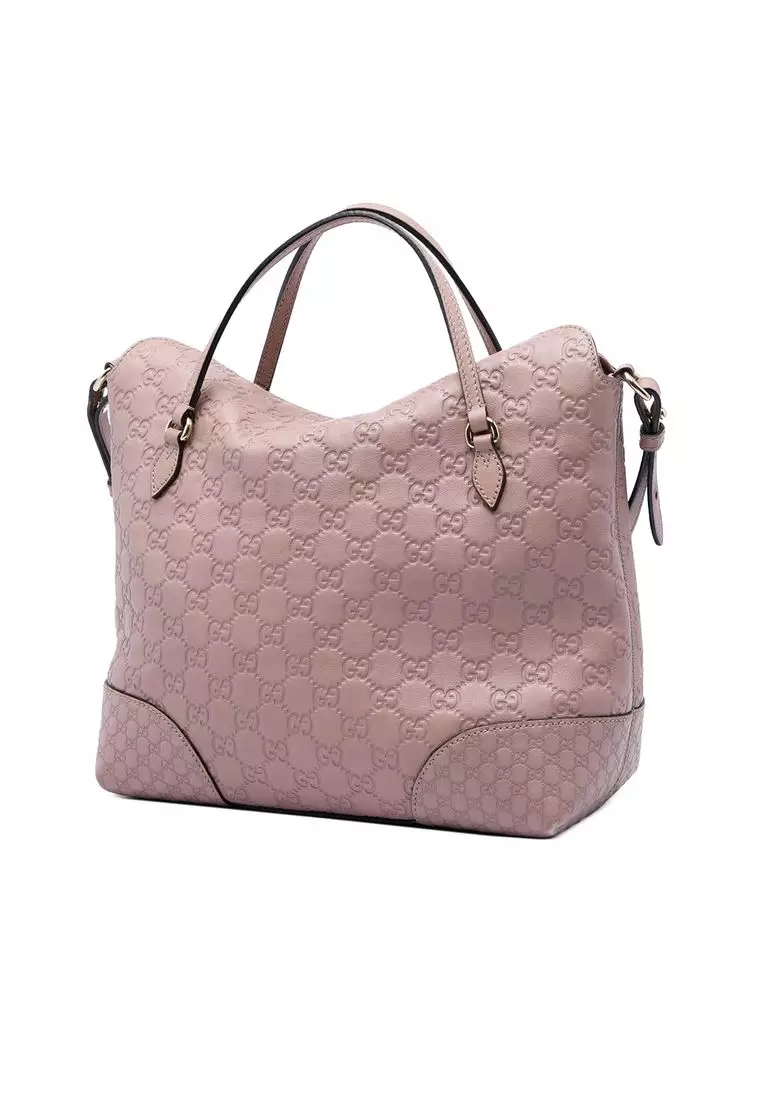 Pre-Loved Gucci Medium Guccissima Bree Fold Over Tote