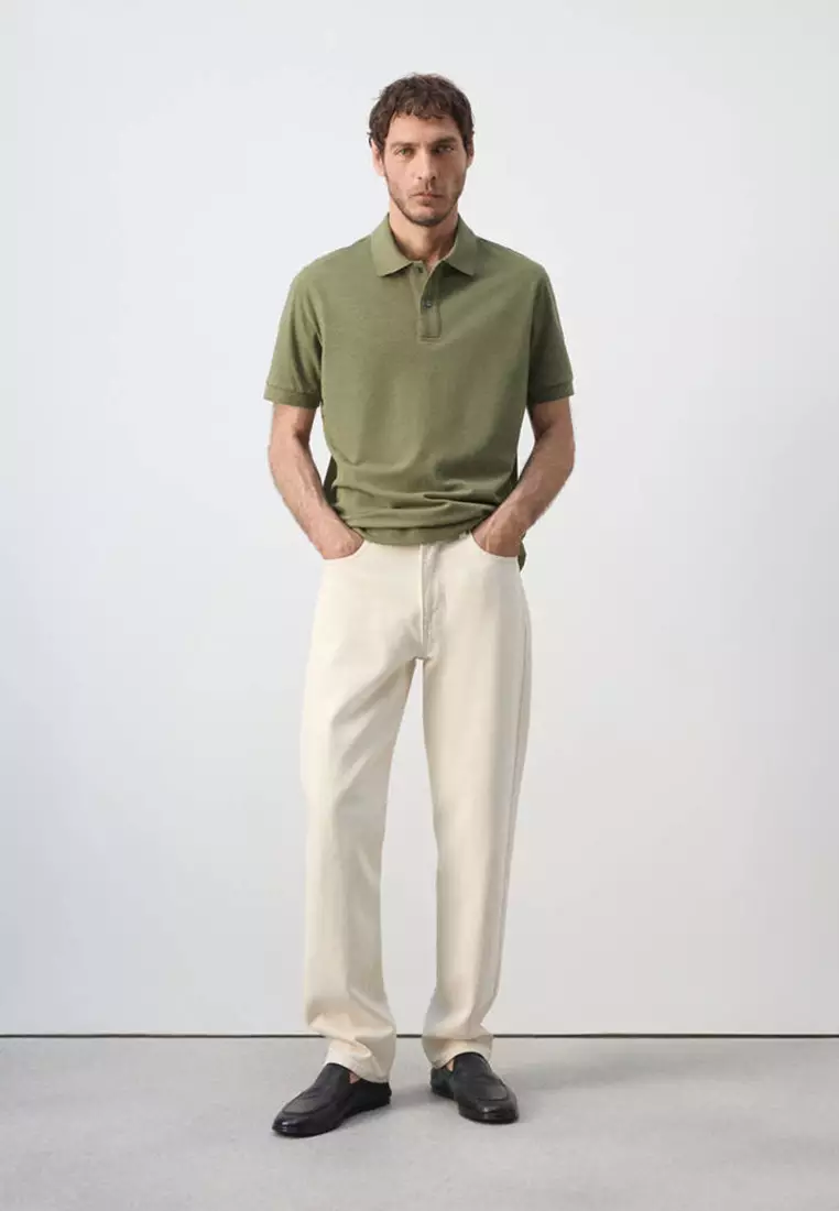 Regular-Fit Piqué Polo Shirt