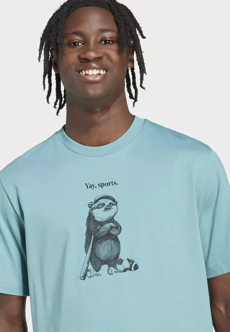 Yay Sports Character Graphic T-Shirt