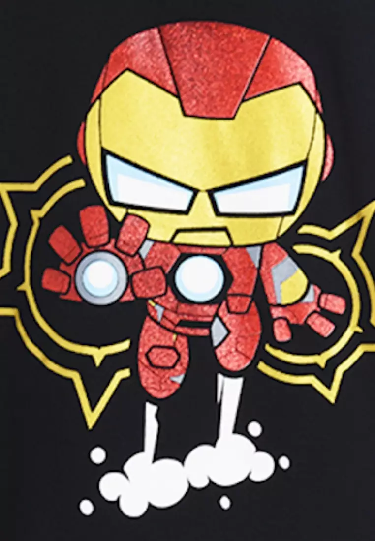 Buy GOLDWOOD MARVEL MINI IRON MAN T SHIRT KIDS BLACK Online