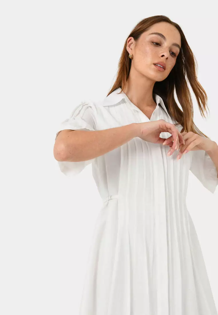 Sunshine Pleated Dress