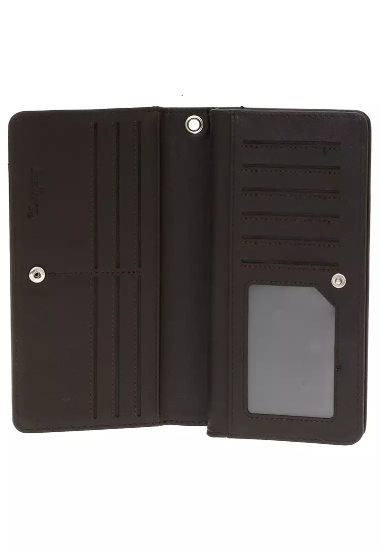 Dompet Wanita Model Panjang Casual Women's Wallet Many Slot Material Kulit ORIGINAL