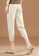 A-IN GIRLS beige Elastic Waist Solid Color Casual Pants 24323AAB0D5628GS_2
