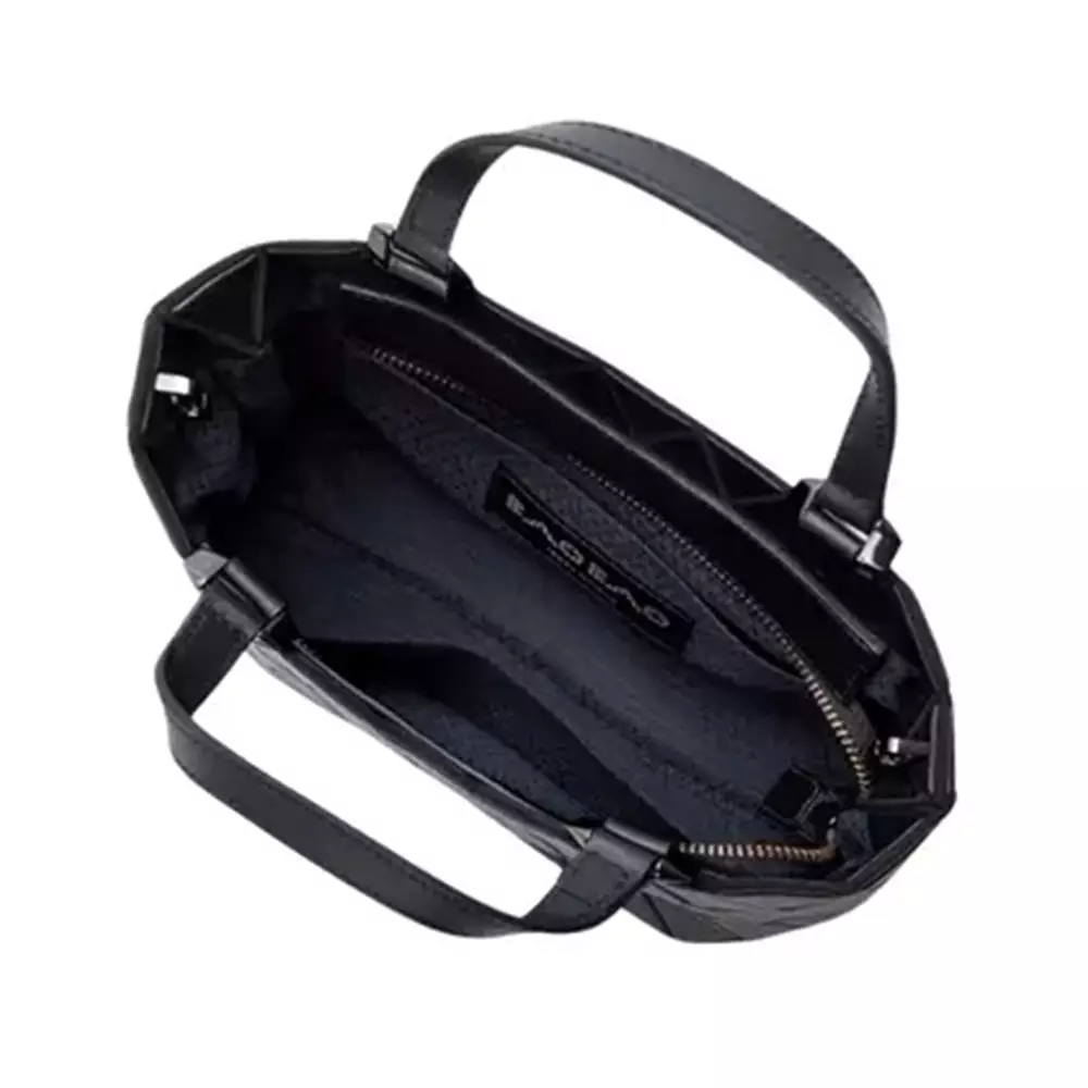 Crystal Matte Handbag Black