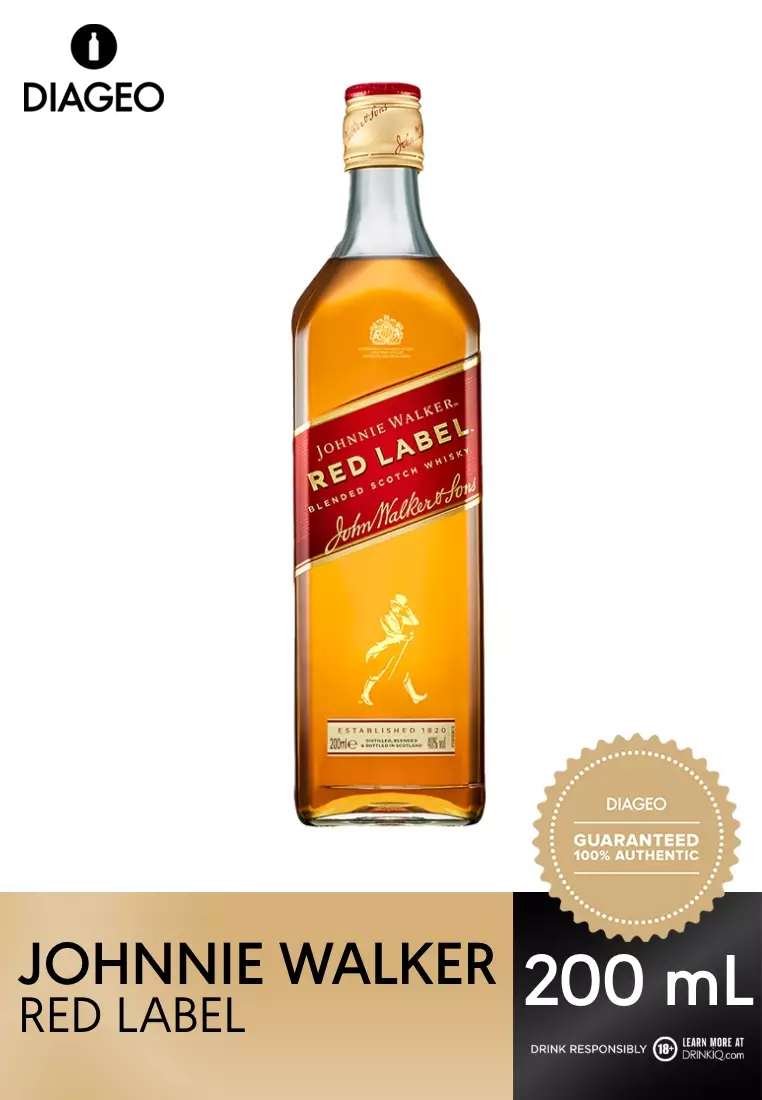 Buy Johnnie Walker Red Label Blended Scotch Whisky 200ml 2024 Online 