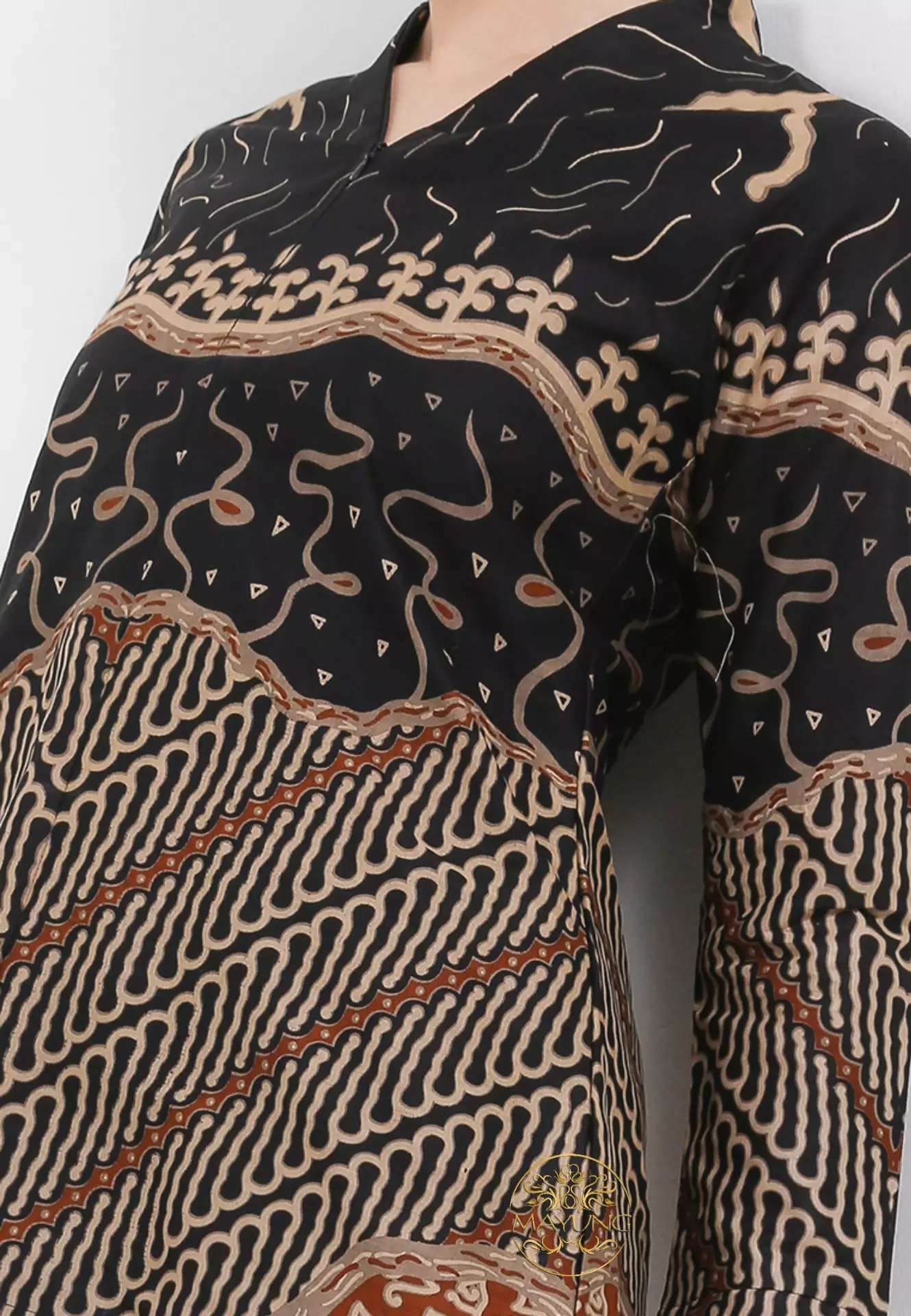 Blouse Batik Aryasaka Item Premium Slimfit Modern