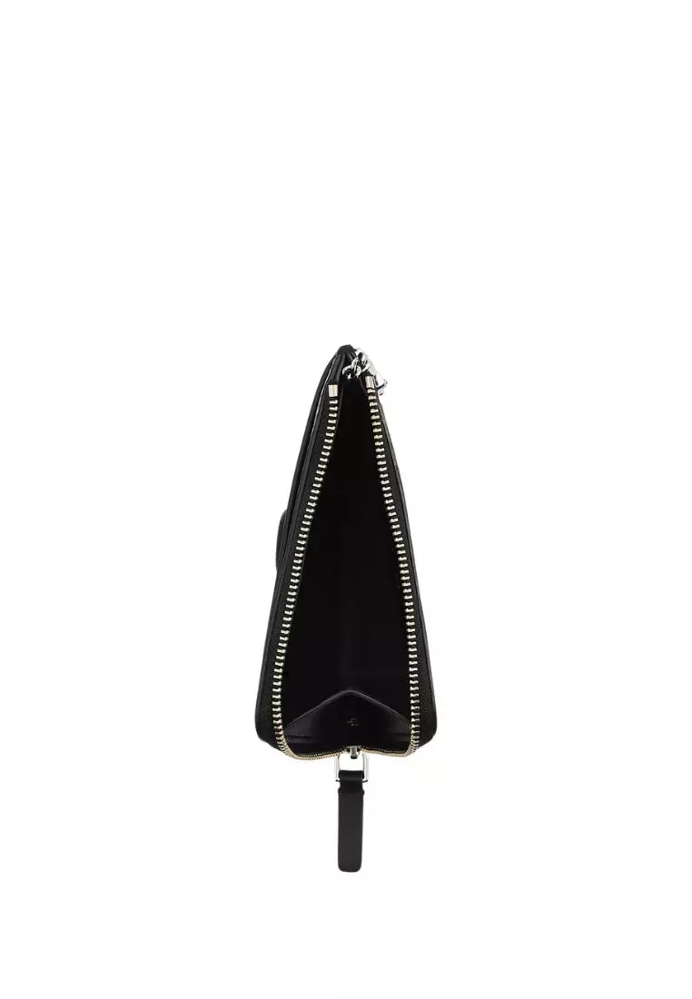 The Covered J Marc Top Zip Multi Wallet Black