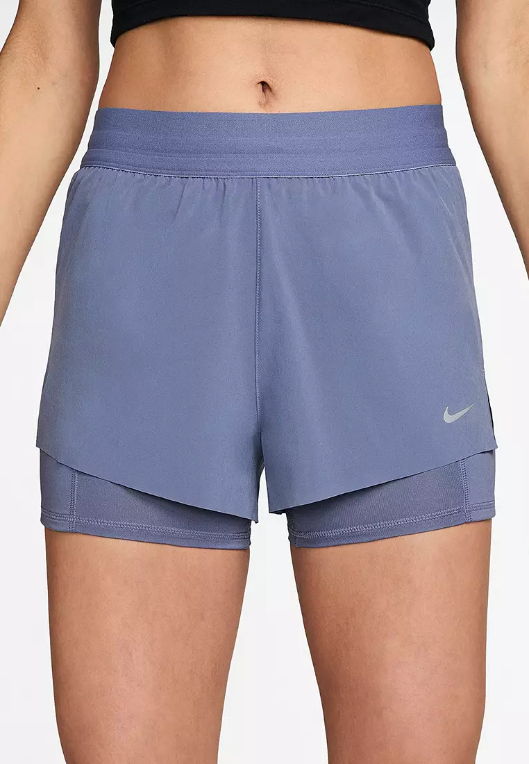Women's Swift Dri-FIT Mid-Rise 2-in-1 Running Shorts
