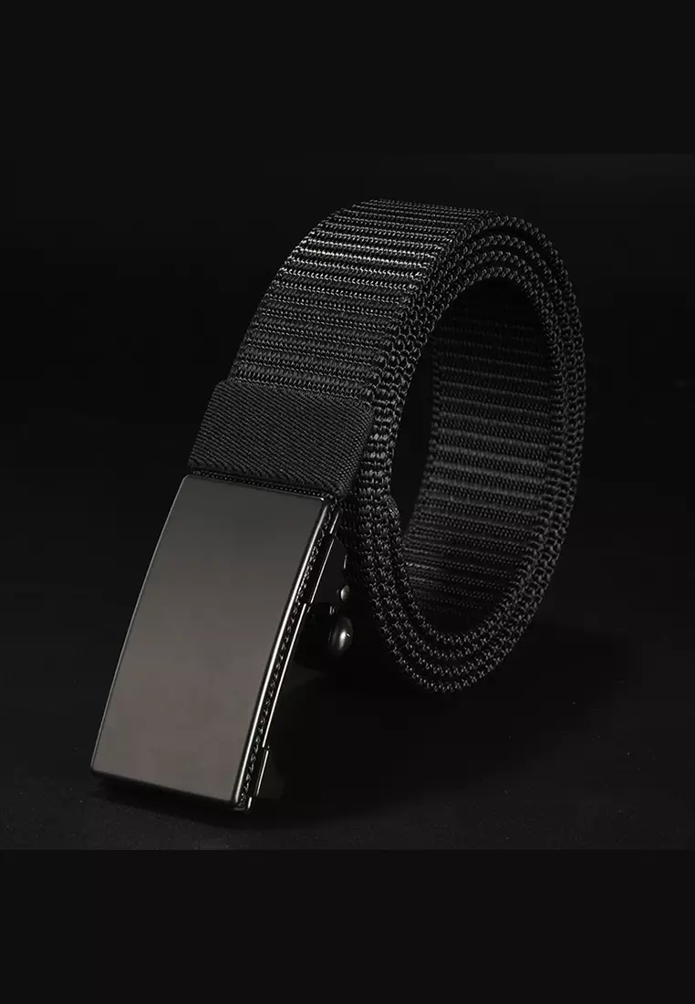 Casual Street Style Automatic Black Color Buckle Belt JW TS-19