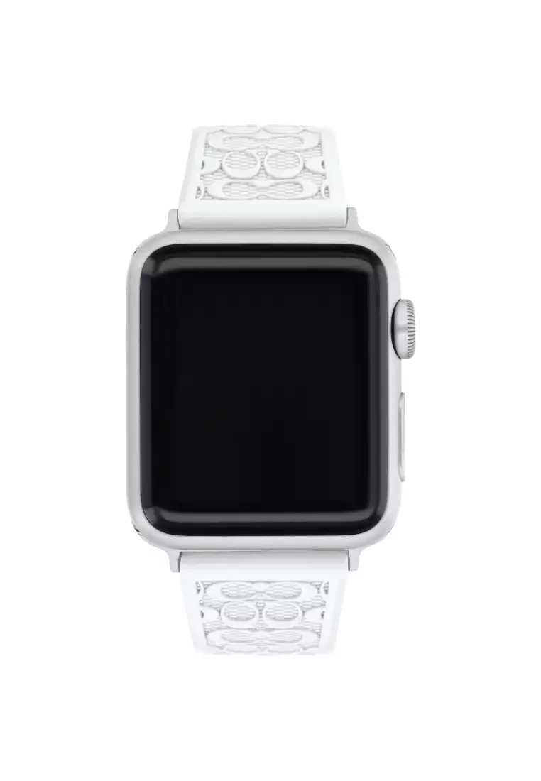 White sale band watches