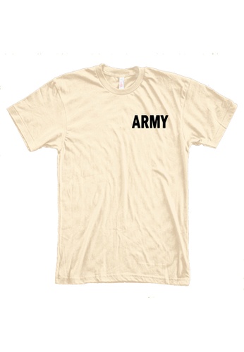 MRL Prints beige Pocket Army T-Shirt 3B9B2AA9D4D3FAGS_1