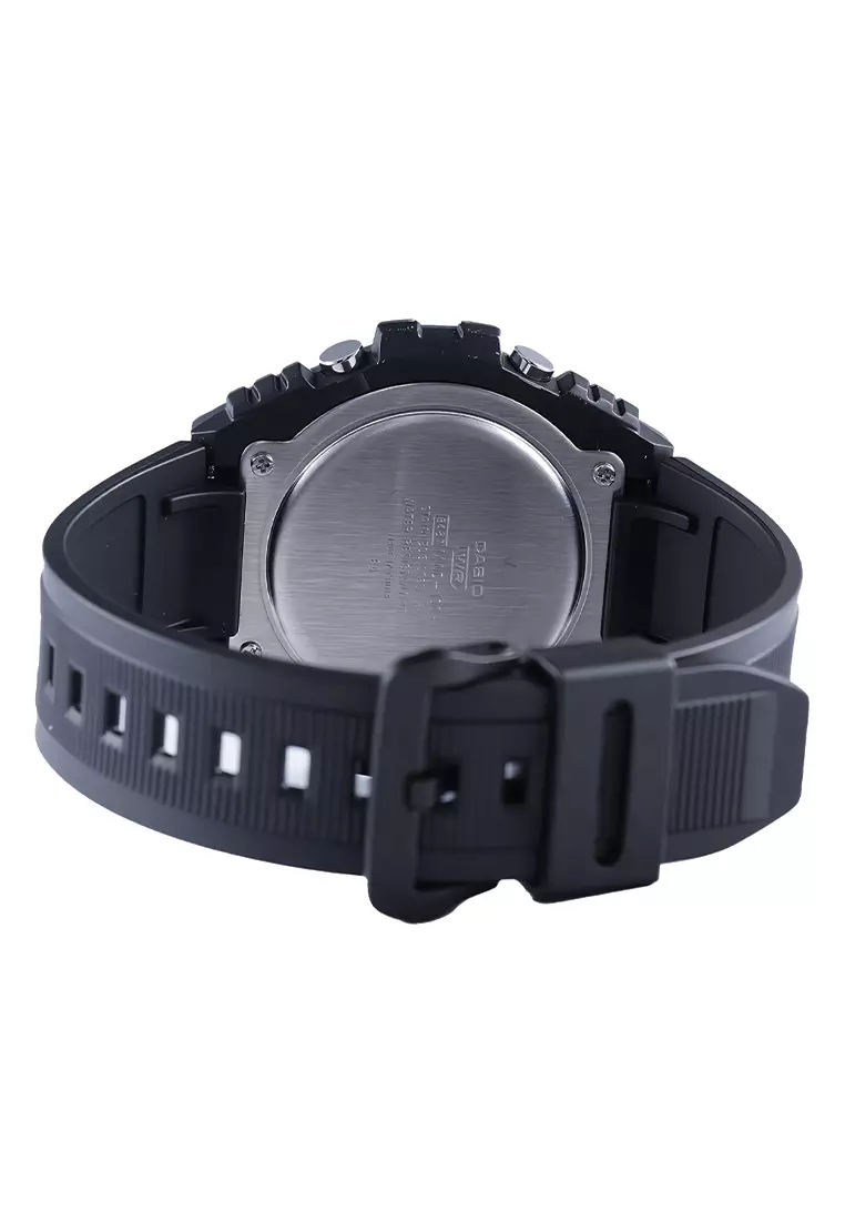 Casio - Jam Tangan Digital Pria - Black - Resin Strap - MWD-100HB-1BV