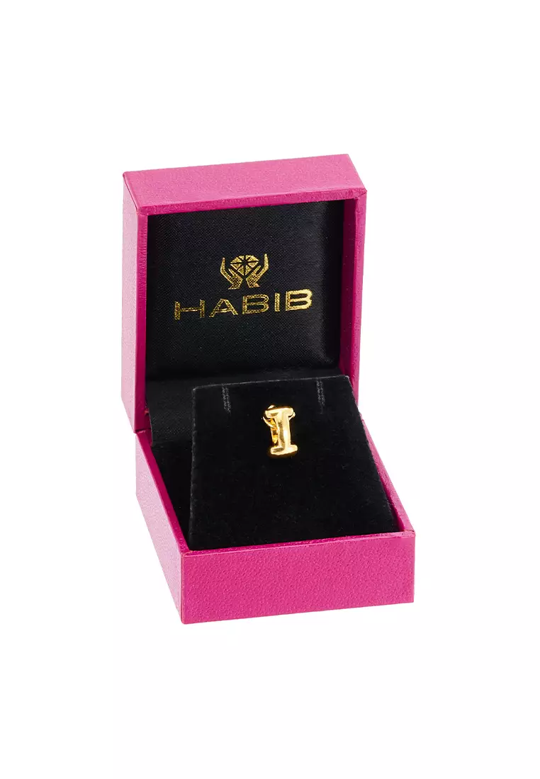 HABIB 916/22K Yellow Gold Alphabet Charm 6800025YI