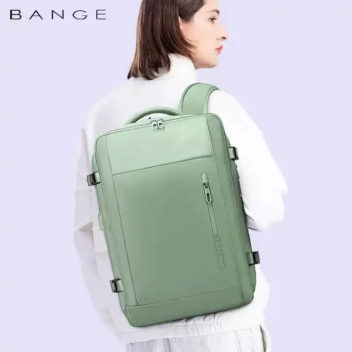 Bange BG1801 Tas Ransel Laptop Kerja Backpack Travel pria 15.6 Inch - GREEN