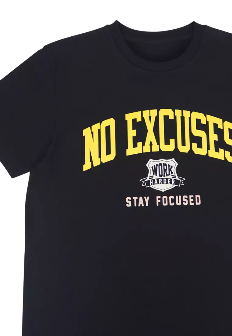 Men's Graphic T-Shirt "No Excuses"
