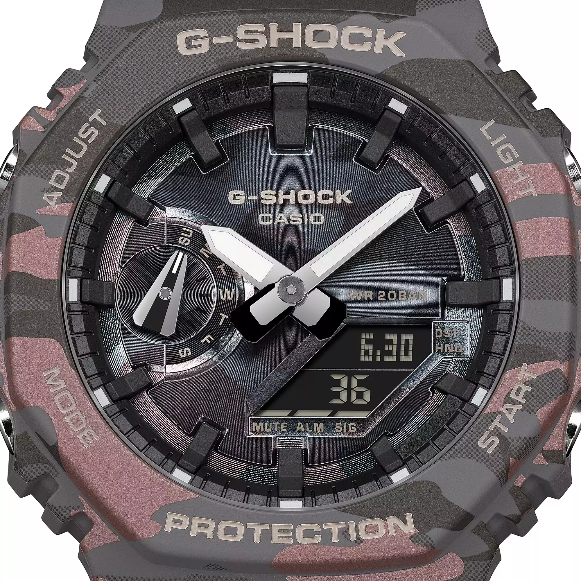 Casio G-SHOCK Jam Tangan Pria dengan format Analog Digital GA-2100CM-8ADR