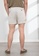 Origin by Zalora beige Slim Fit Pleated Shorts made from Tencel 1A104AAF219FA6GS_2