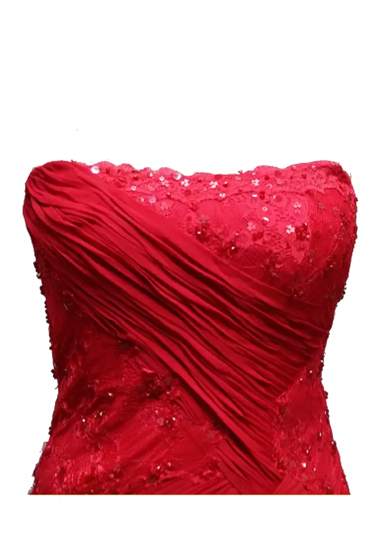 ANNE F Limited Edition - Feminine Silk Chiffon Beaded Evening Dress 2026 |  Buy ANNE F Online | ZALORA Hong Kong