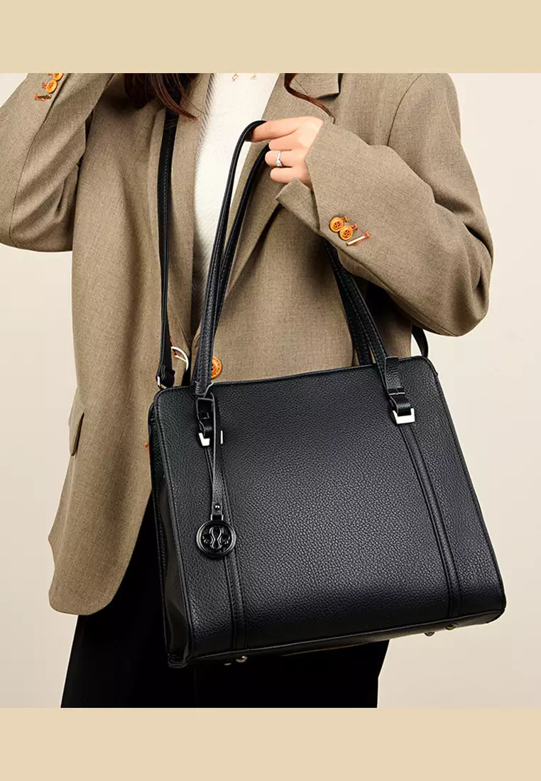 Fashionable Faux Leather Three Way Handbag JW HD-6256