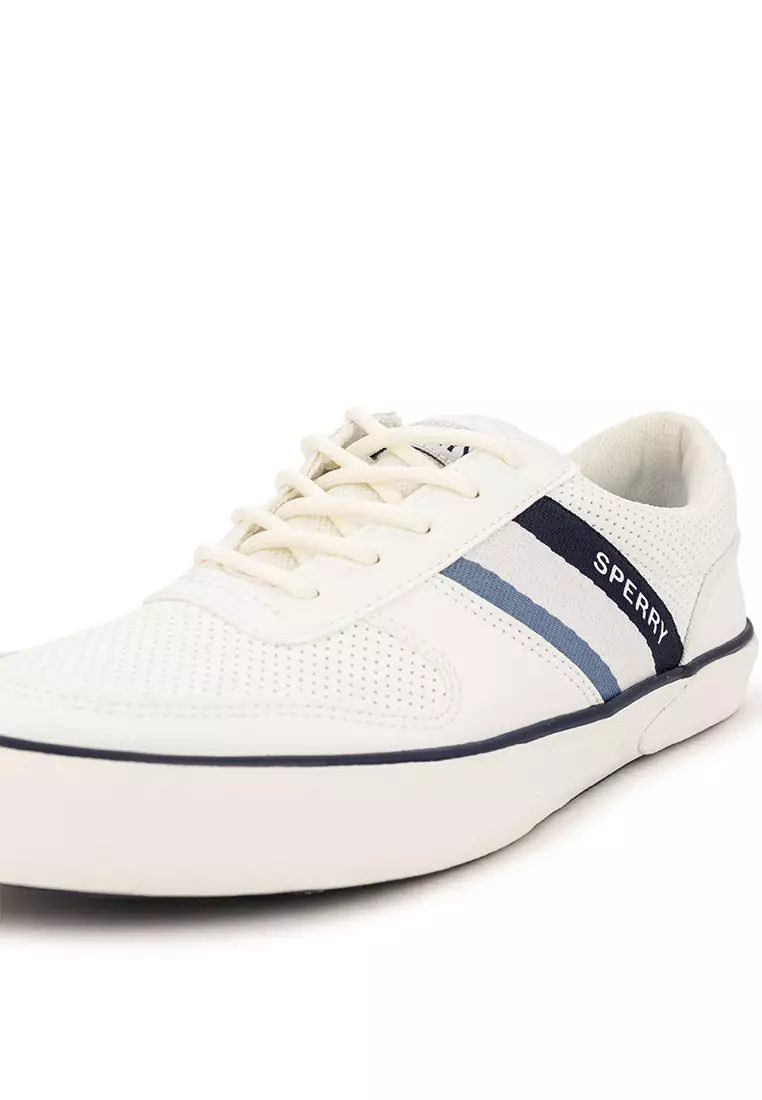 Men's Halyard White Sperrys Mens Men's Halyard Retro II Sneakers