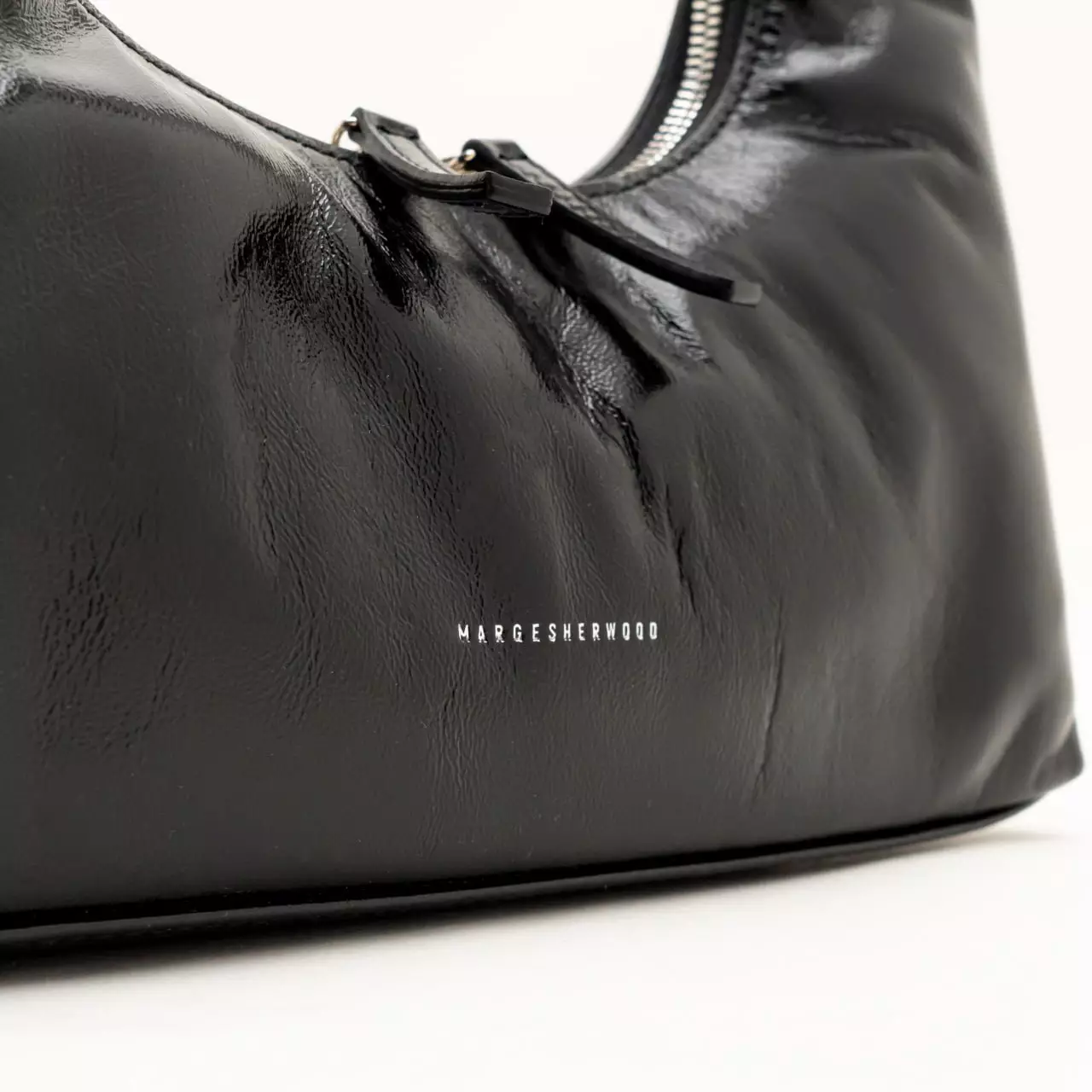 [4.4PRIL KEJUTAN HARGA] Hobo Shoulder Bag Crinkle Black Shw