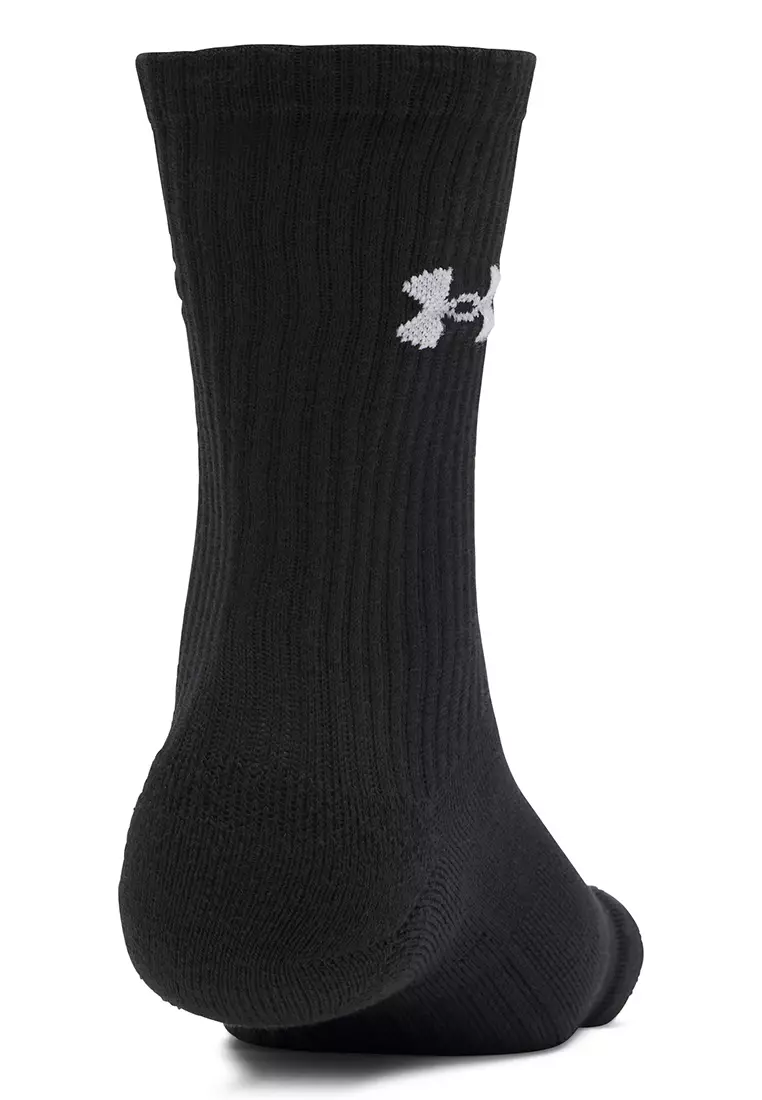 Performance Cotton Unisex 3-Pack Crew Socks