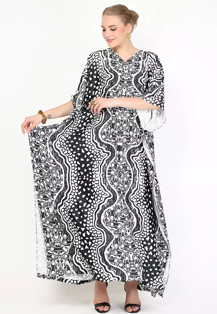 Kanzi Exclusive Short Sleeve Batik Kaftan