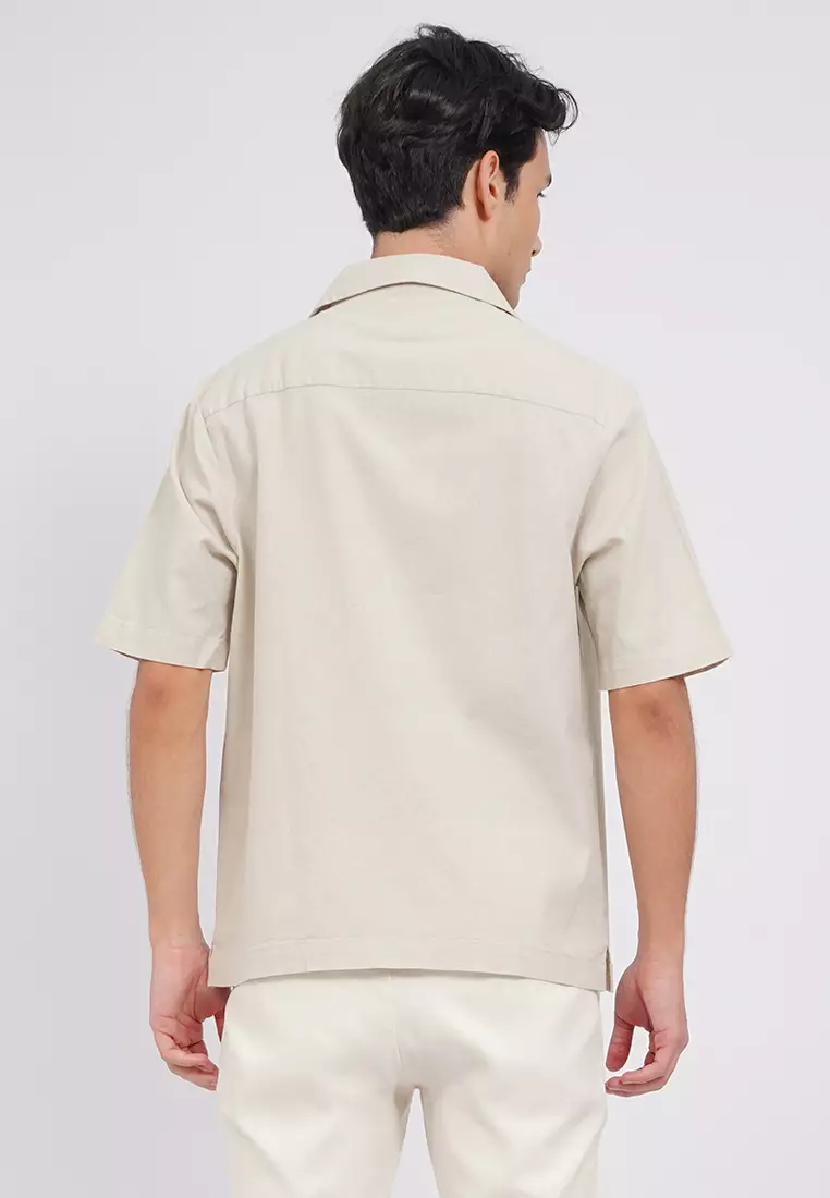 Relaxed Fit Short Sleeve Resort Shirt