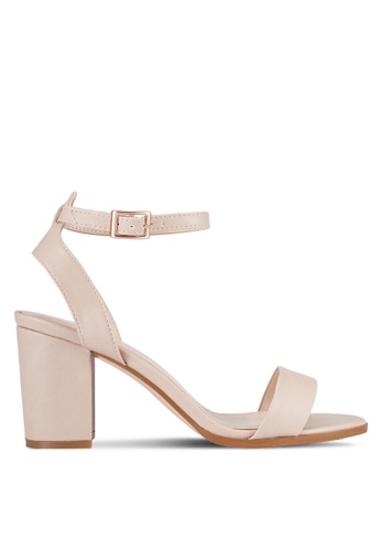 Buy iZALORAi PU Ankle Strap Sandal iHeelsi Online iZALORAi 