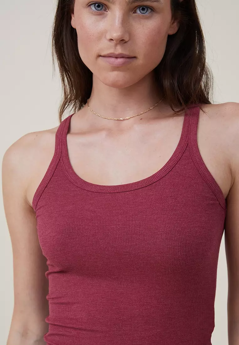 Cotton On Staple Rib Scoop Neck Tank Top 2024, Buy Cotton On Online