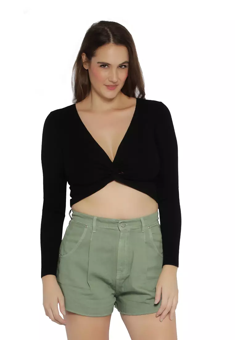 Buy London Rag Green Mid Rise Denim Shorts 2026 Online | ZALORA Philippines
