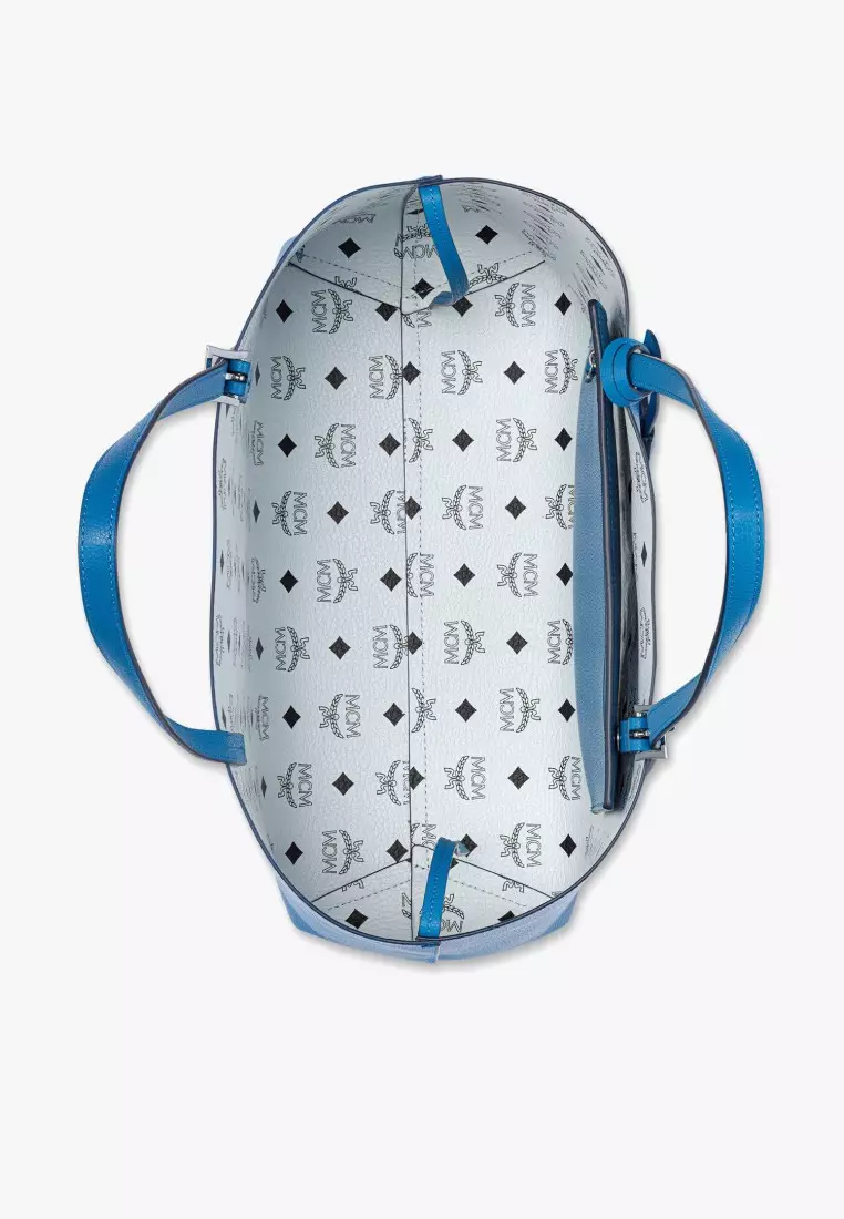 Himmel Shopper in Embossed Logo Leather