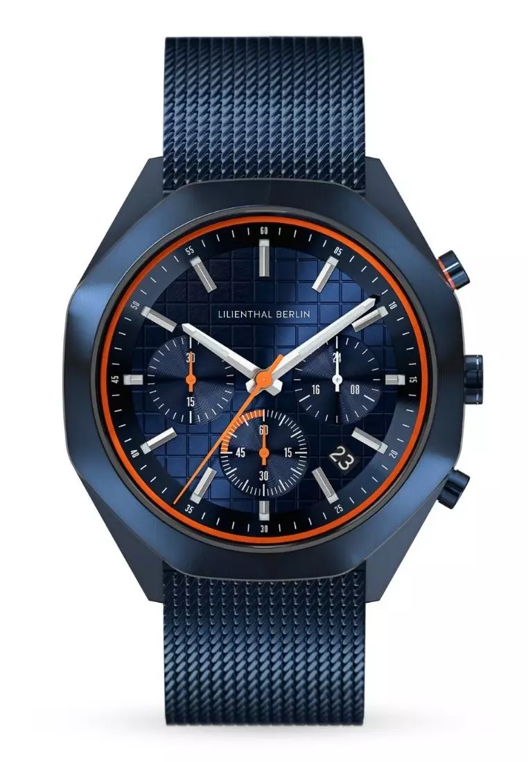 Octachrono Blue Orange - Mesh Strap