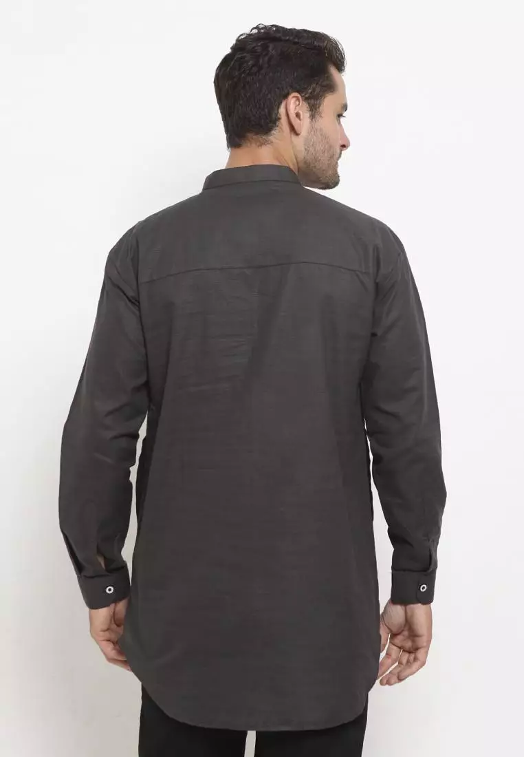 Zayidan Baju Koko Gamis Muslim Pria Rauf - Abu