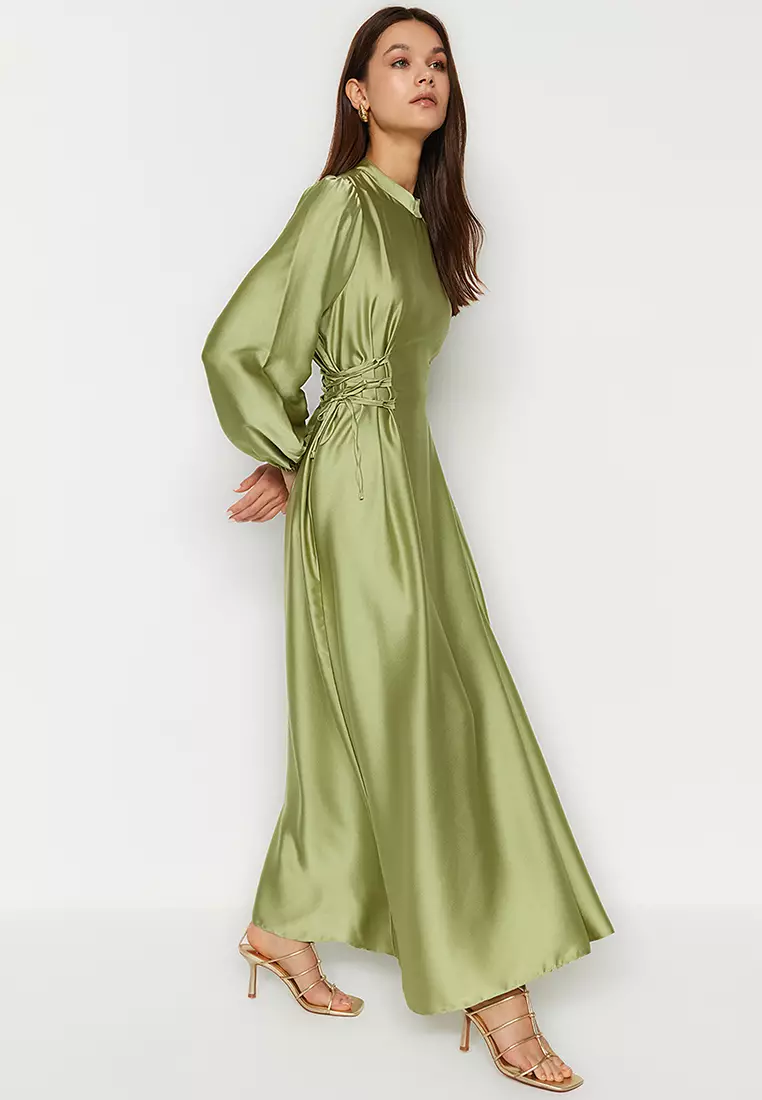 Waist Detailed Maxi Dress