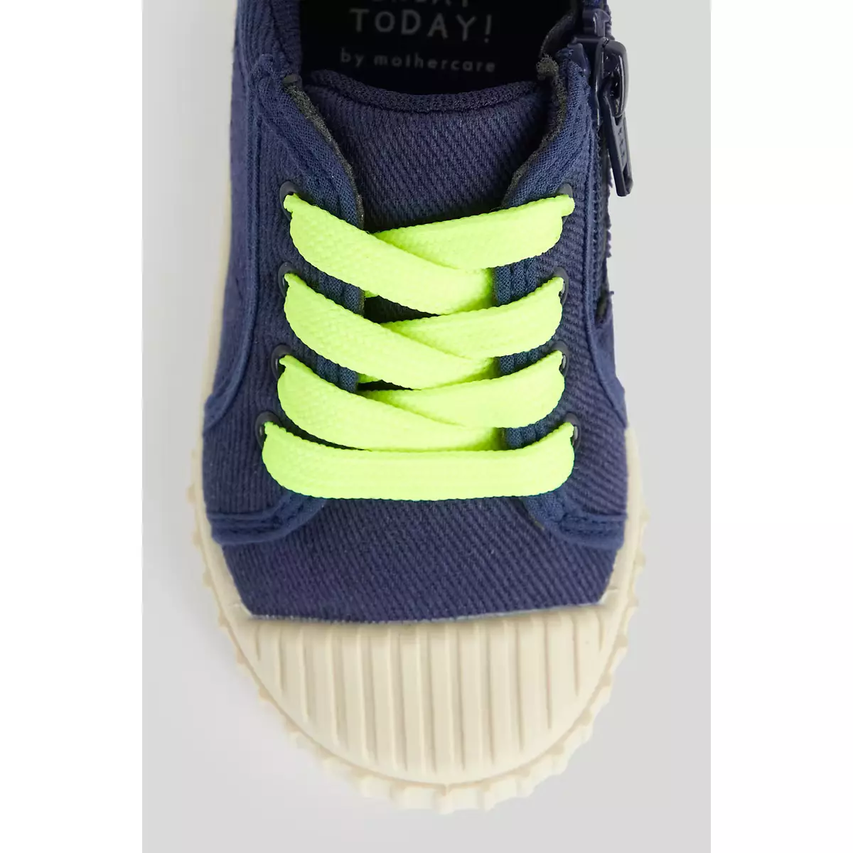 Mothercare Navy Canvas Trainers - Sepatu Sneakers Anak Laki-laki (Biru)