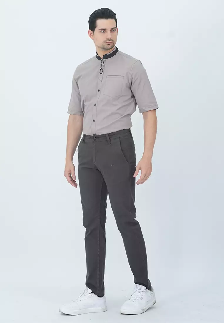 LGS - Celana Panjang Pria -  Chinos Collection - Stretch Katun - Color Series - Reguler Fit - CCT.455.S055