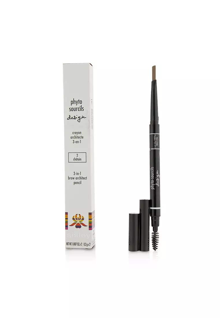 Discount on Sisley  shoes - SKU: Sisley - Phyto Sourcils Design 3 In 1 Brow Architect Pencil - # 2 Chatain 2x0.2g/0.007oz