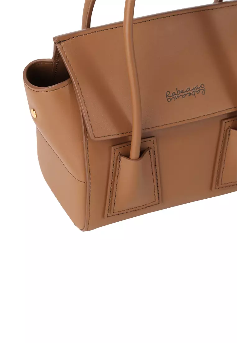 UNNI Mini Top Handle Bag - Caramel