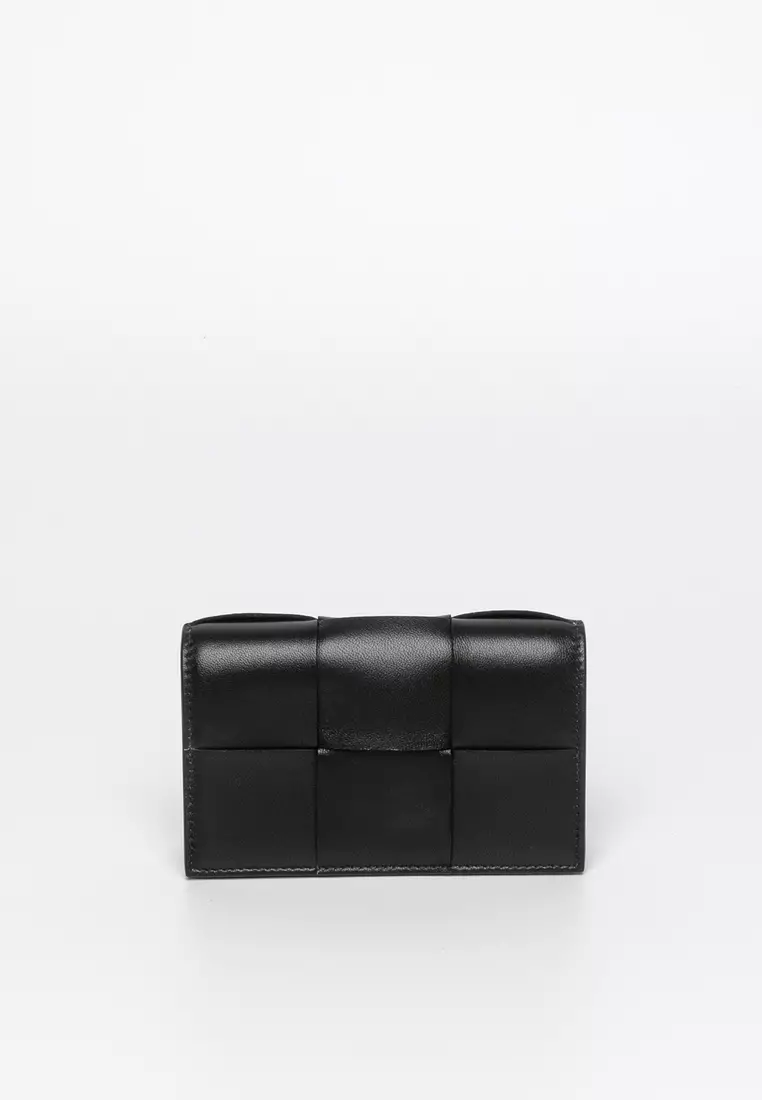 Buy Bottega Veneta Bottega Veneta Lambskin Leather Card Holder in