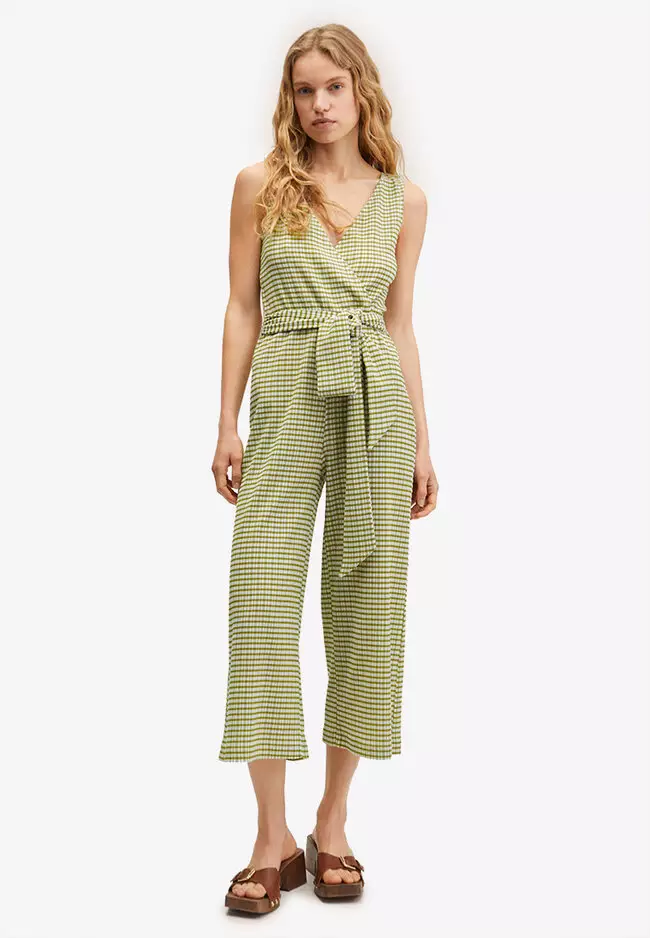 Gingham Check Jumpsuit
