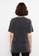 LC WAIKIKI black and grey Crew Neck Printed Short Sleeve Cotton Women's T-Shirt 10F1EAACB3139BGS_4
