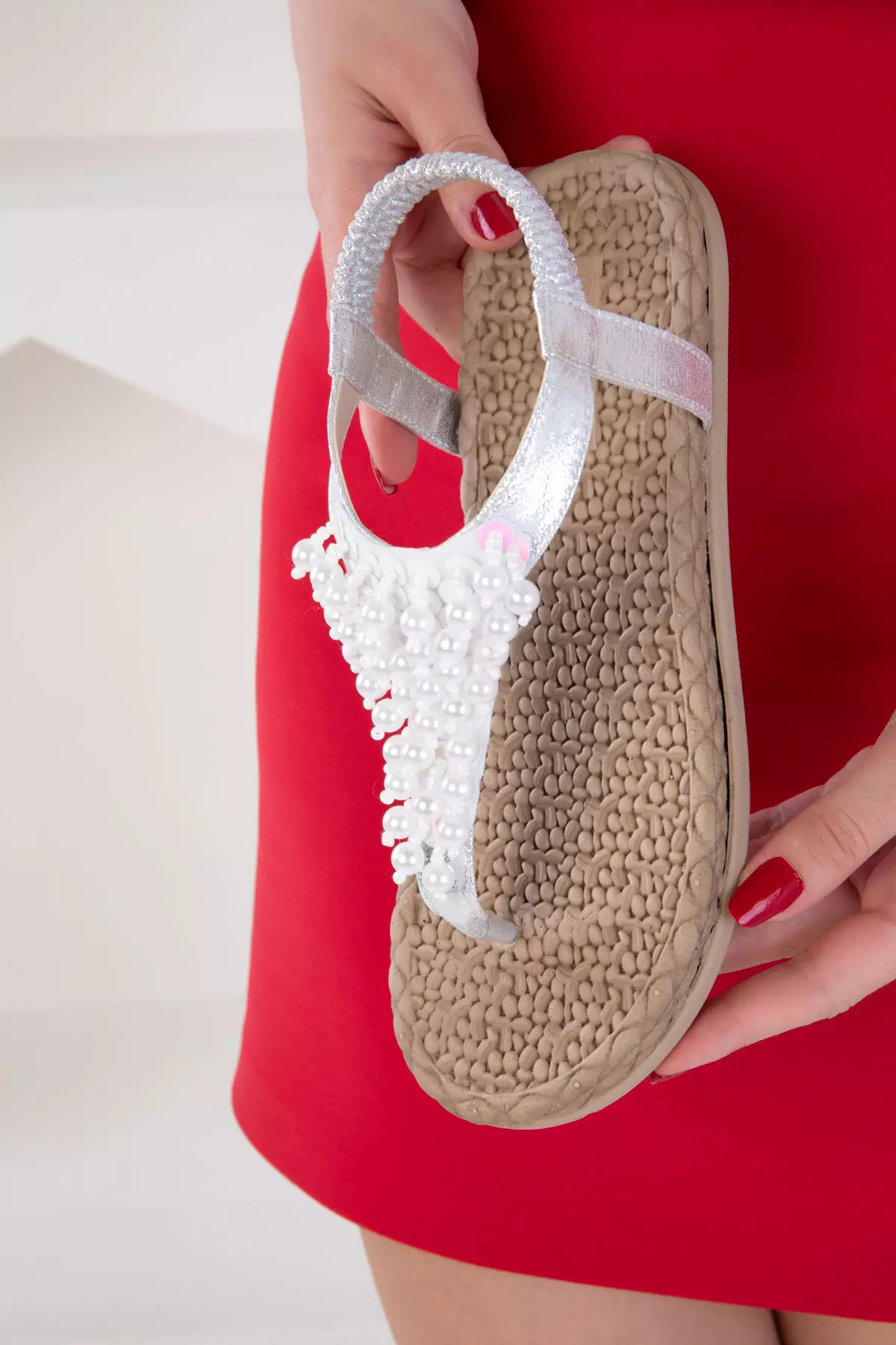 Silver Women's Sandals 20594